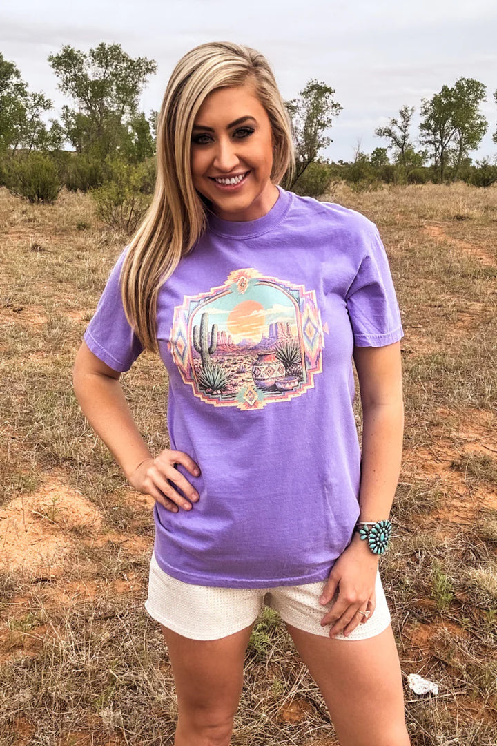 Sterling Kreek Pastel Desert Tee