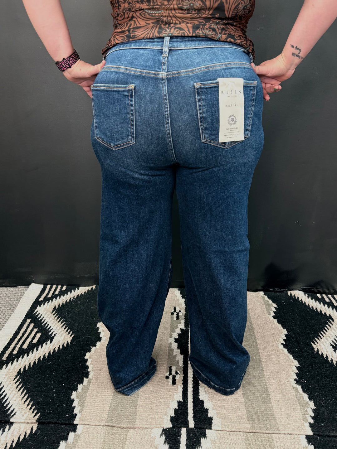 PLUS TC High Rise DW Wide Leg Jeans
