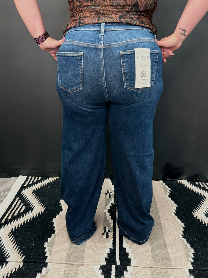 PLUS TC High Rise DW Wide Leg Jeans