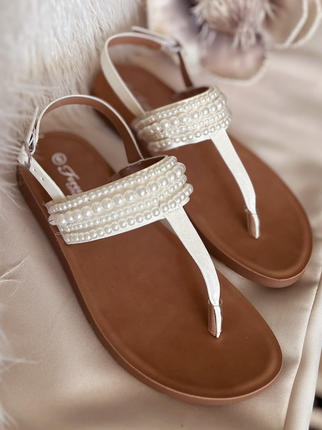 Rare Pearl Comfort Sandals*