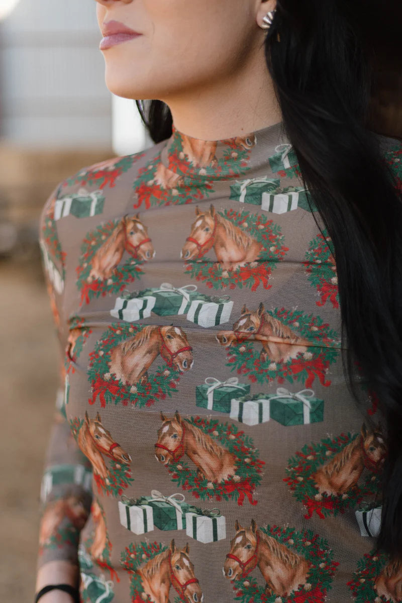 Sterling Kreek Ribbons On The Range Mesh Top