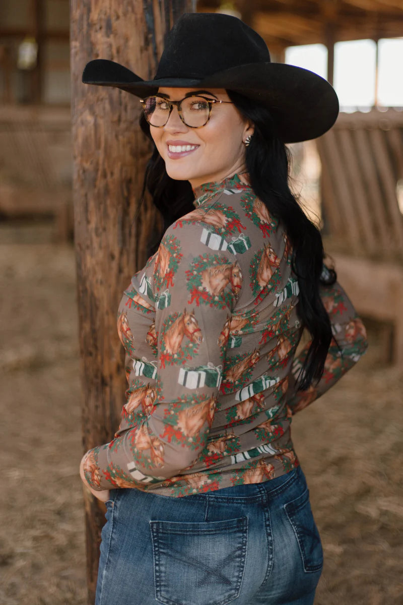 Sterling Kreek Ribbons On The Range Mesh Top