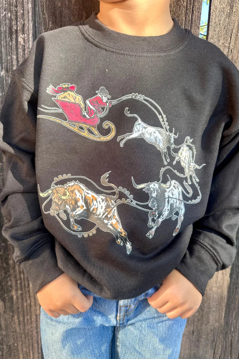KIDS SK Santa's Cattle Drive Sweatshirt
