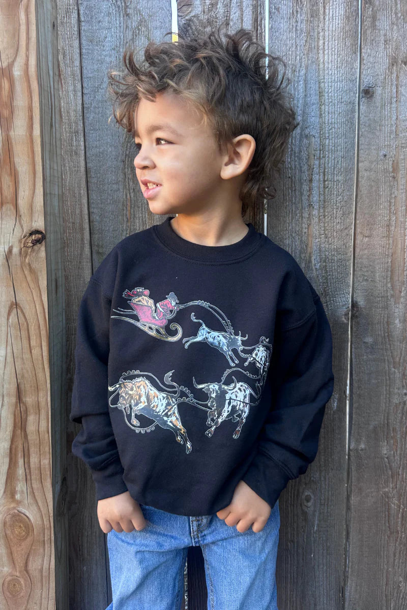 KIDS SK Santa's Cattle Drive Sweatshirt