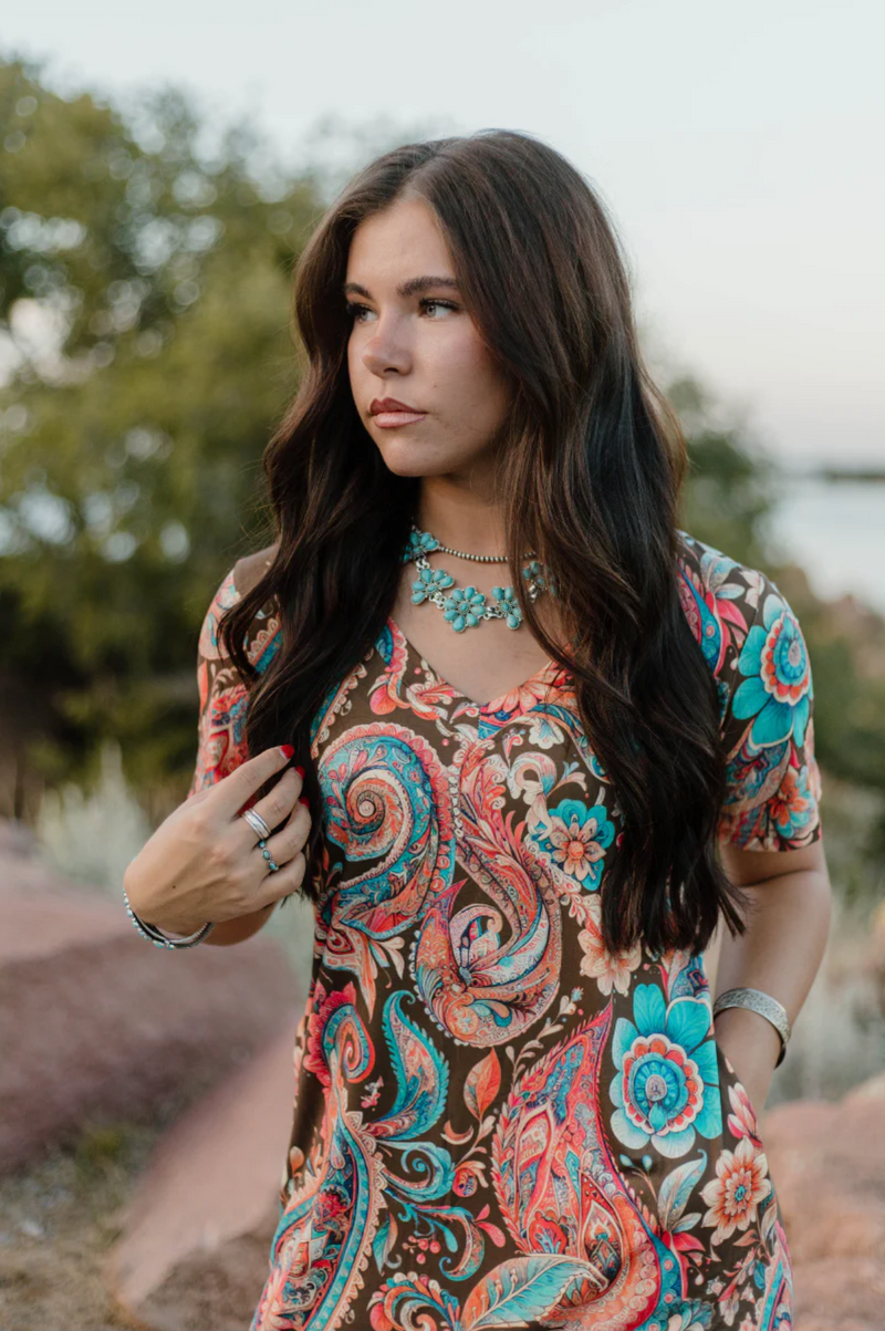 Sterling Kreek Paisley Of My Heart Maxi Dress