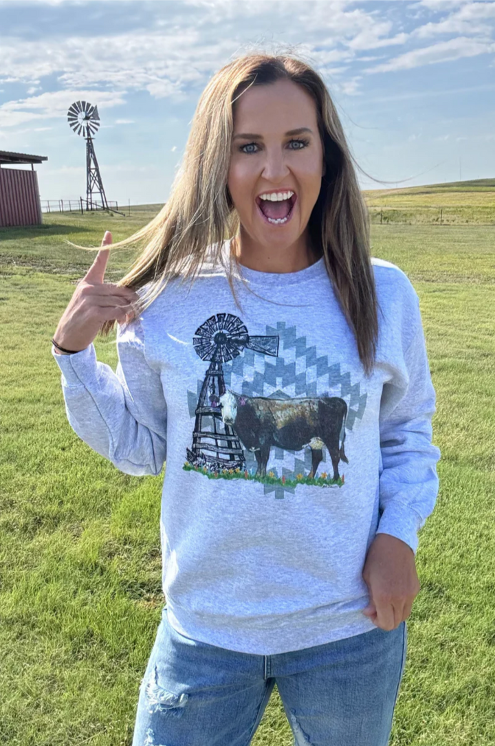 Sterling Kreek Painted Black Betty Pullover