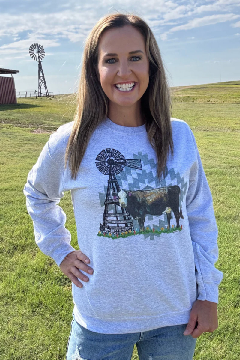 Sterling Kreek Painted Black Betty Pullover