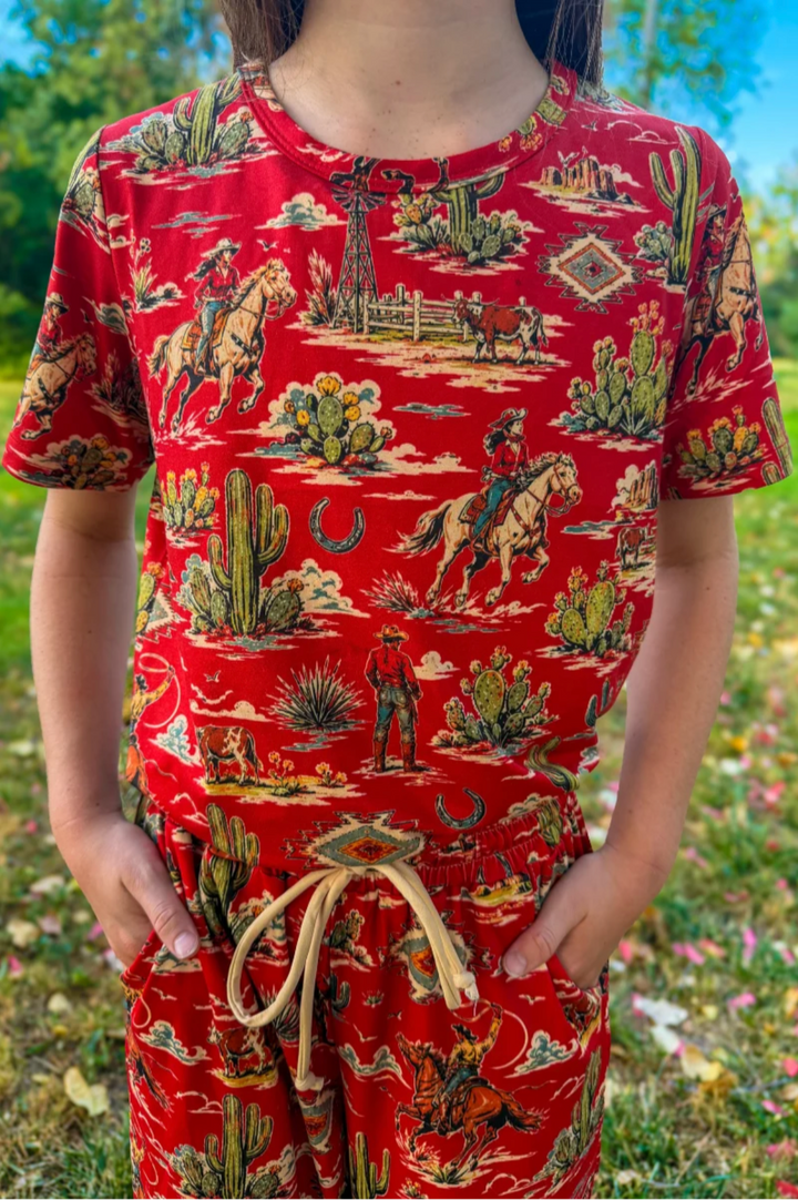 KIDS Red Rock Rodeo Top