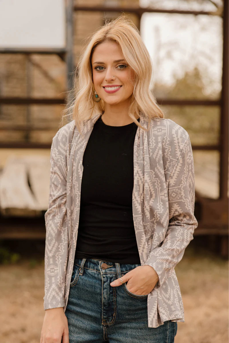 Sterling Kreek Smoke Over Sand Cardigan