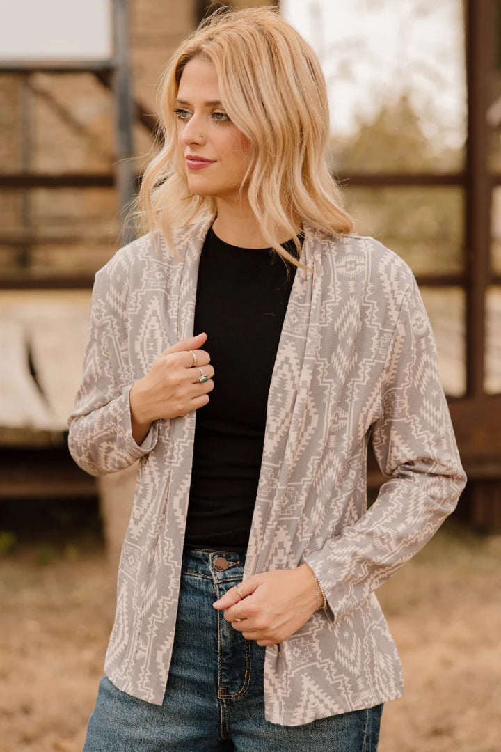 Sterling Kreek Smoke Over Sand Cardigan