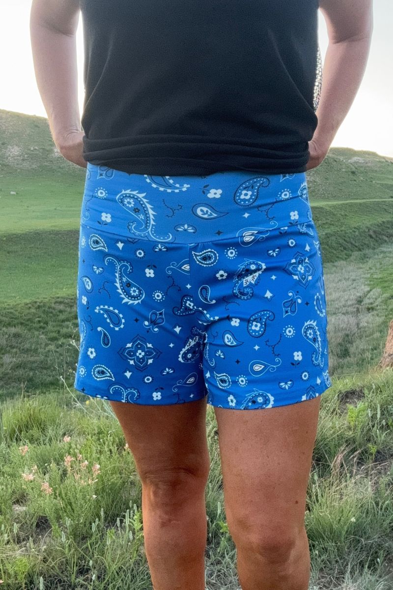Sterling Kreek Bandana Babe Blue Shorts