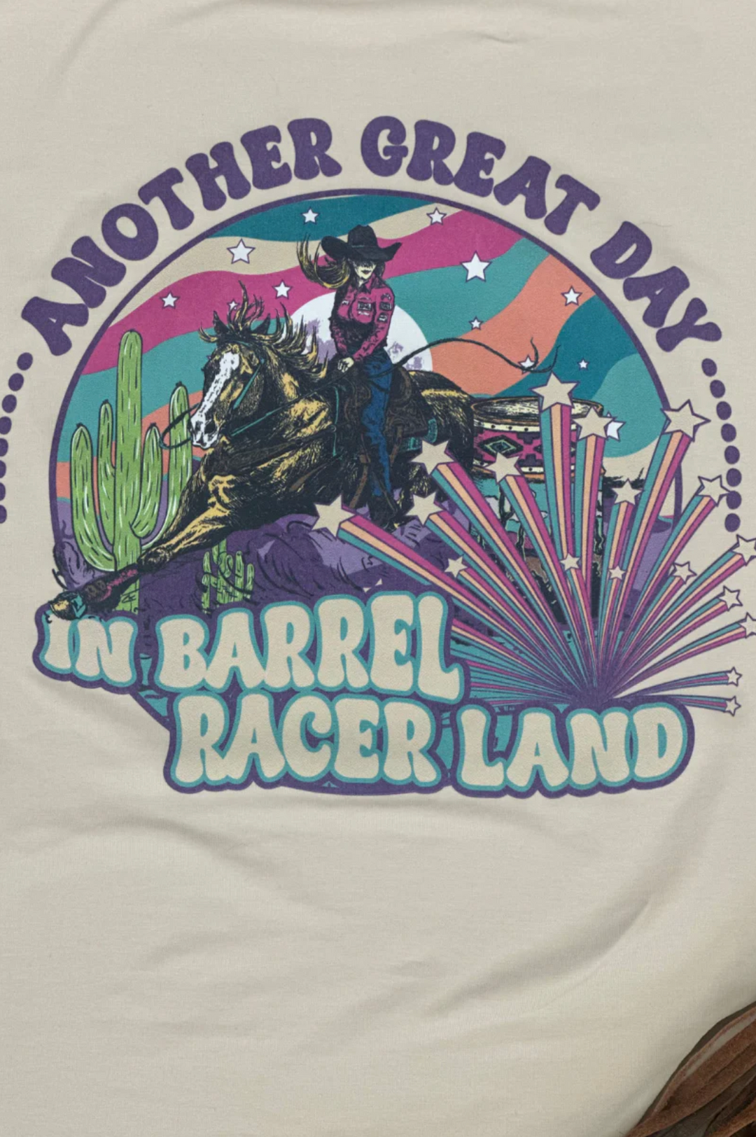 Sterling Kreek Barrel Racer Land Ringer Tee