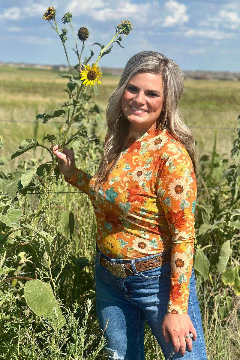 Sterling Kreek Blissfully Blessed Mesh Top