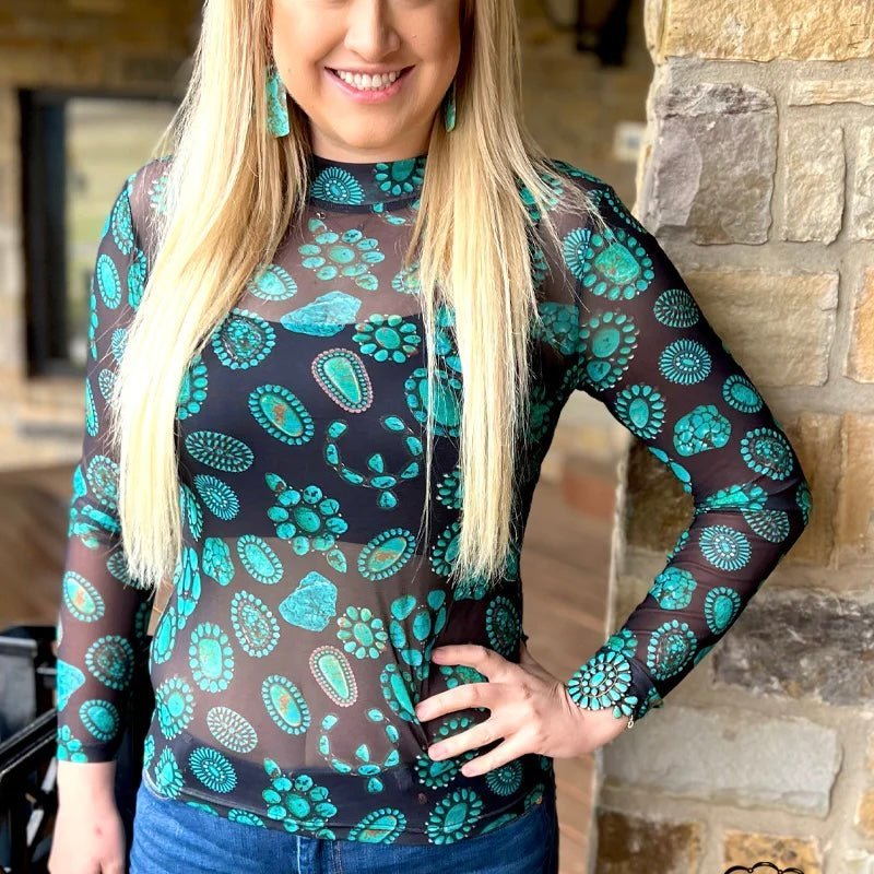 Forever In Turquoise Top | gussieduponline