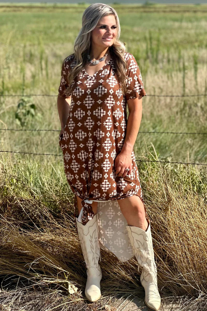 Sterling Kreek Meet Me In Wyoming Maxi Dress
