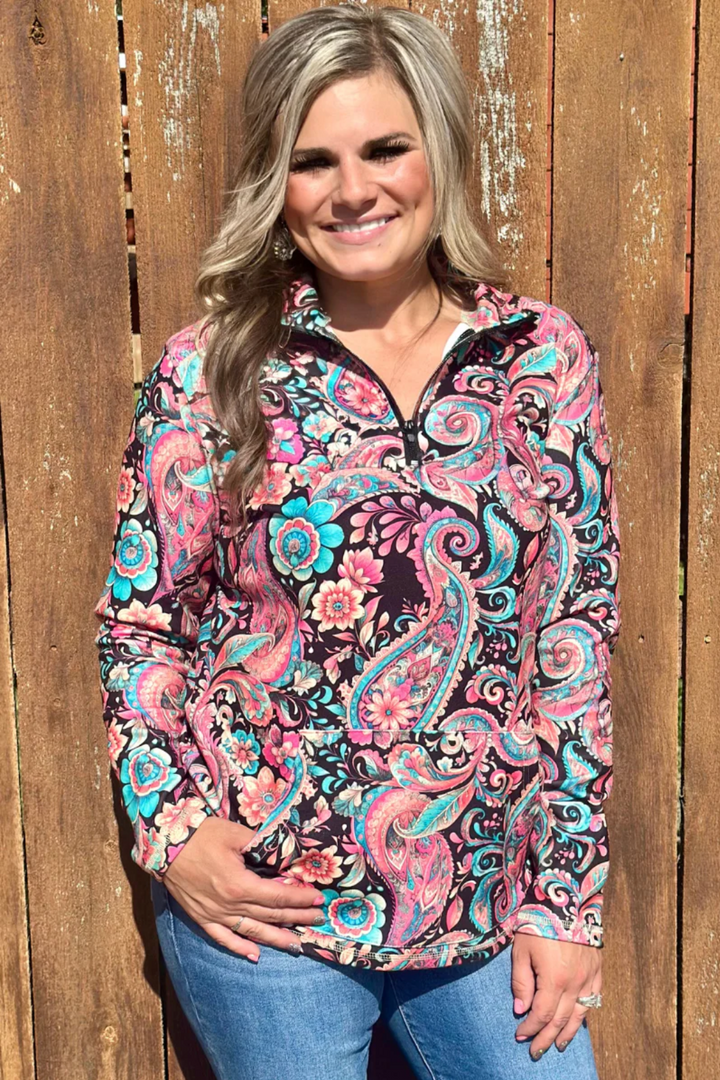 Sterling Kreek Midnight Bloom Pullover