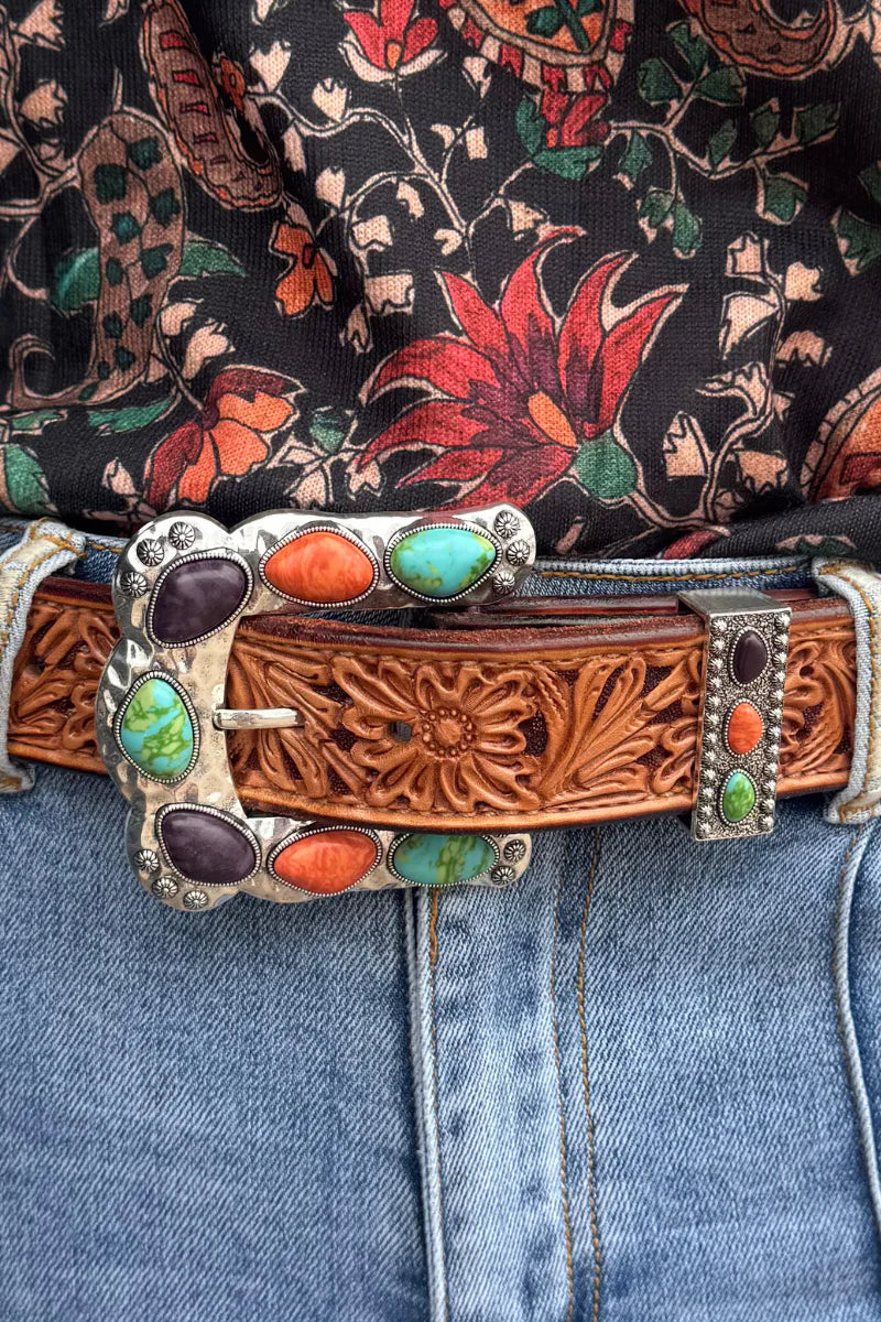 Sterling Kreek Multi Color Buckle Up Belt Buckle