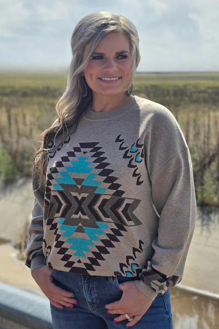 Sterling Kreek Nevada Aztec Sweater