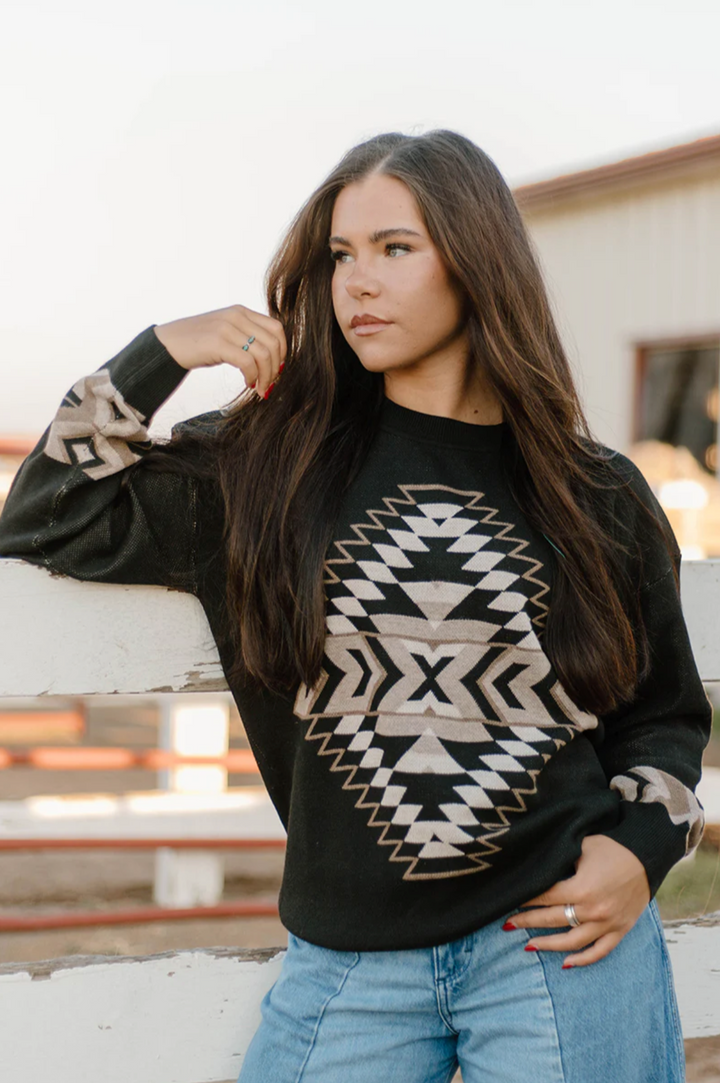Sterling Kreek Night Aztec Sweater