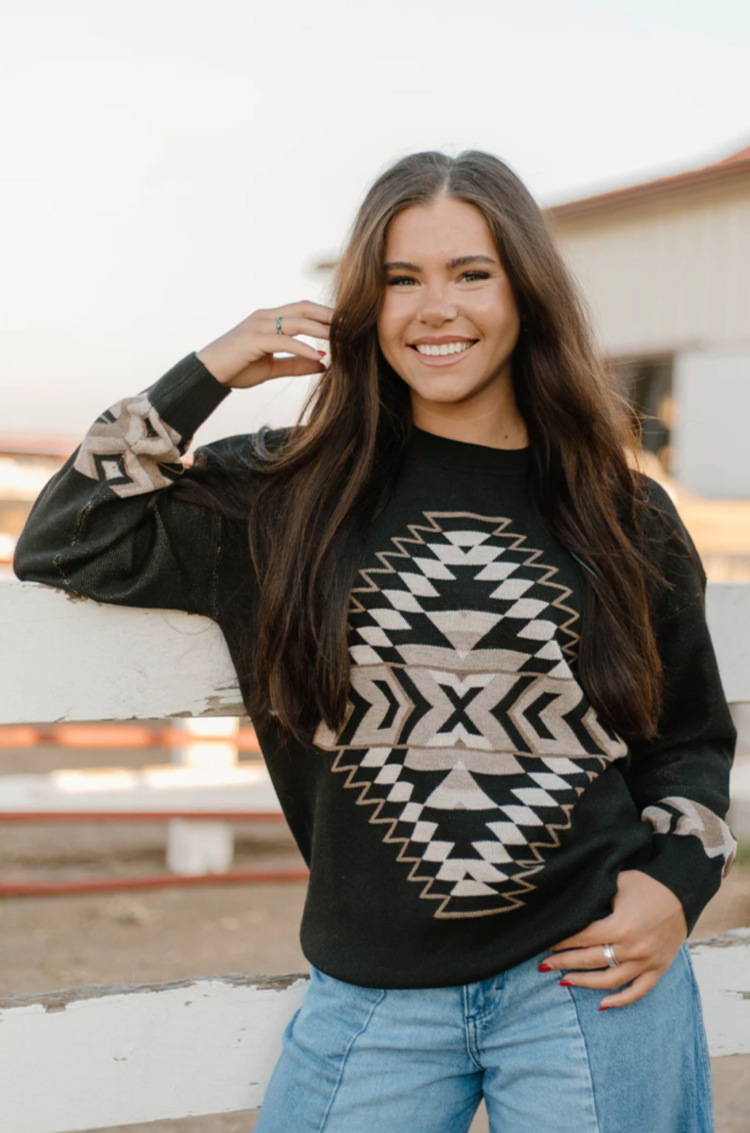 Sterling Kreek Night Aztec Sweater