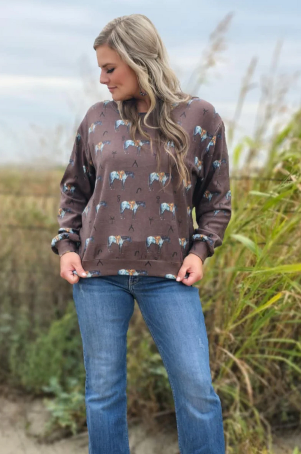 Sterling Kreek Old Town Road Brown Top