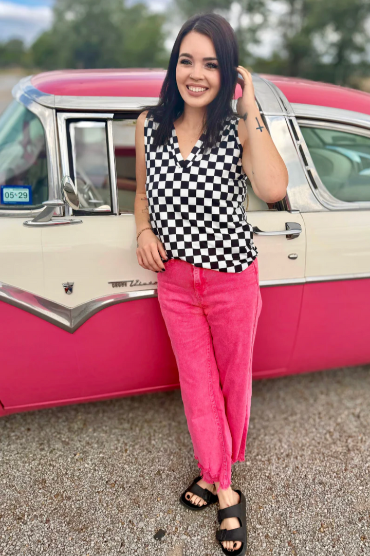 Sterling Kreek Outlaw Crop Jeans - Pink