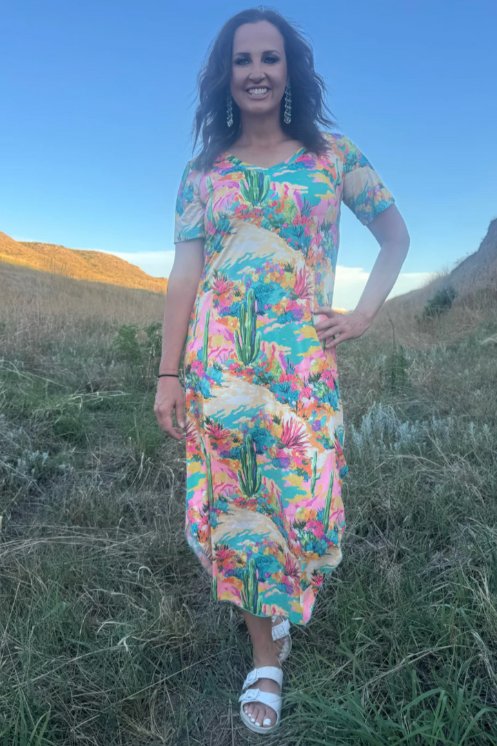 Sterling Kreek Painted Desert Maxi Dress