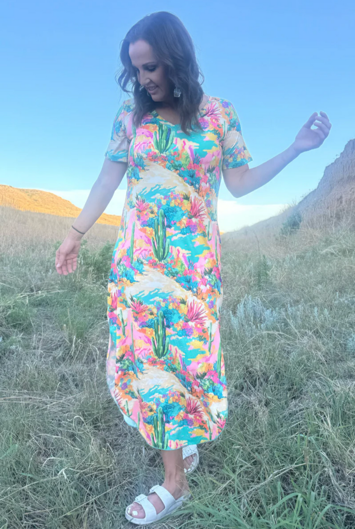 Sterling Kreek Painted Desert Maxi Dress