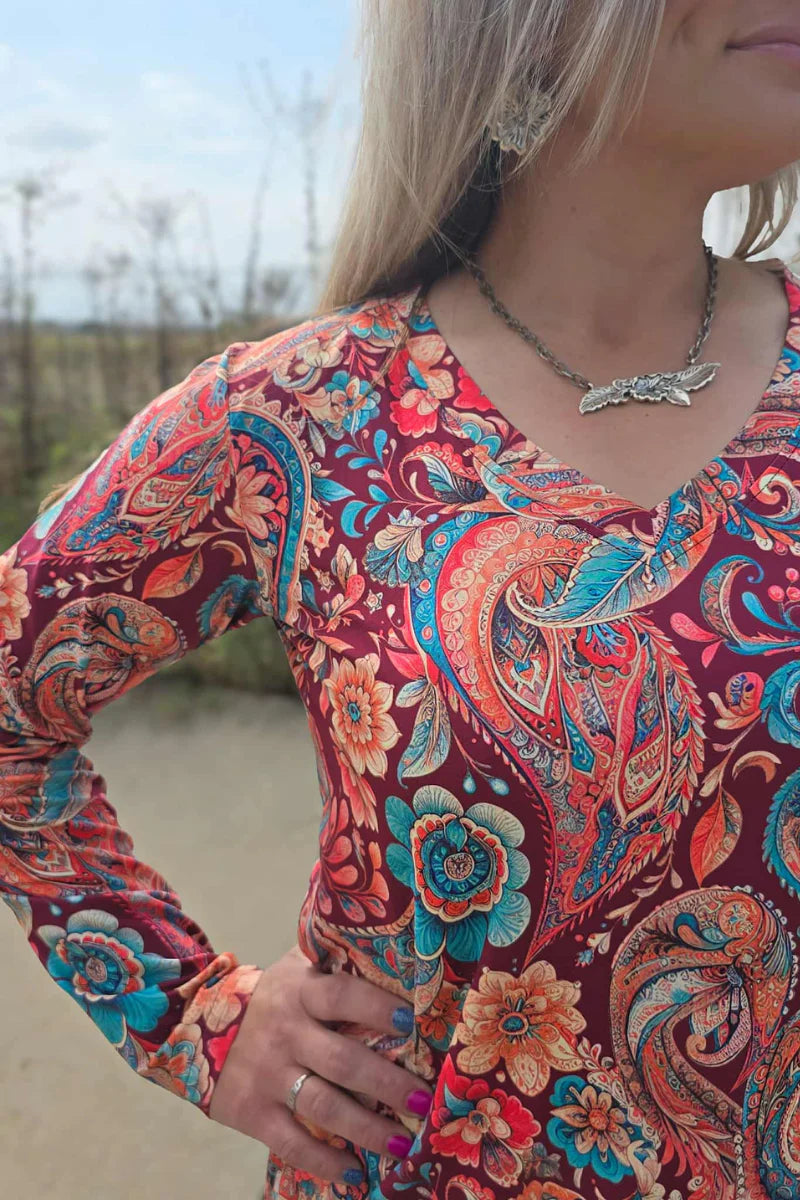 Sterling Kreek Paisley On The Plains Top