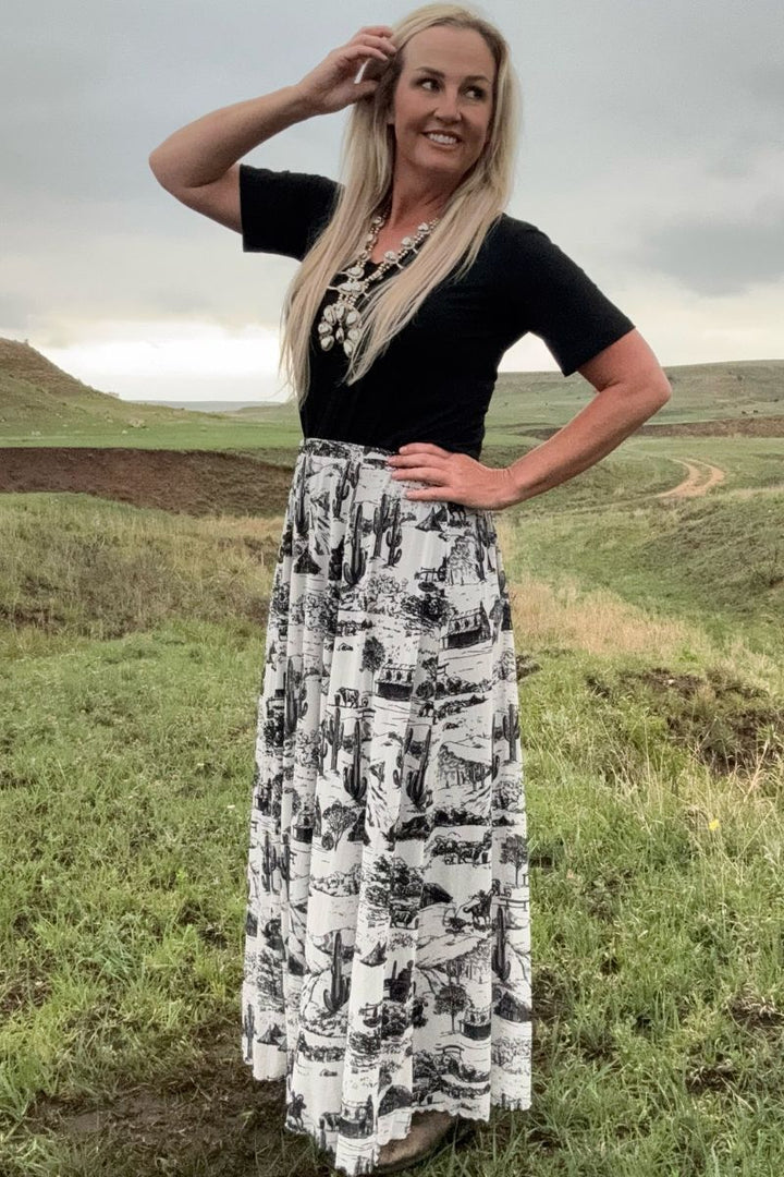 Sterling Kreek The Old Days Maxi Skirt