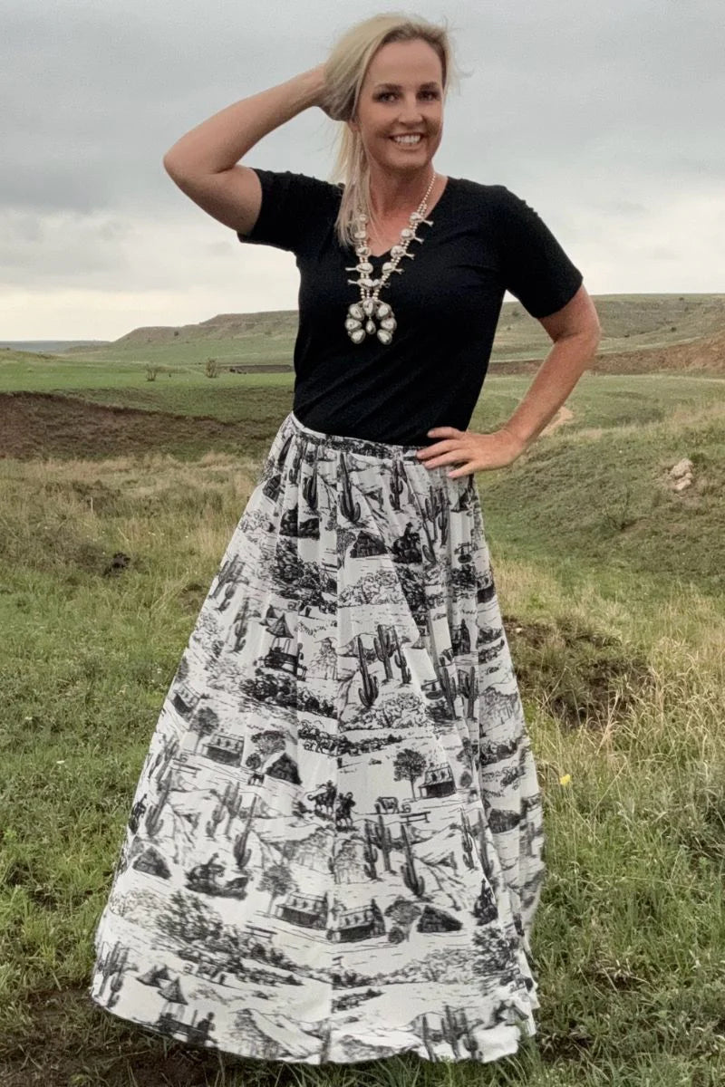 Sterling Kreek The Old Days Maxi Skirt