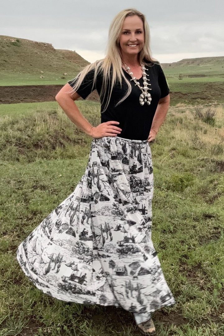Sterling Kreek The Old Days Maxi Skirt