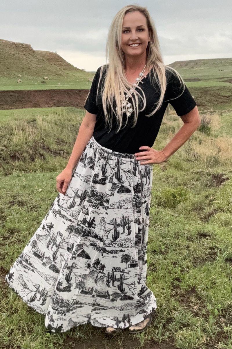 Sterling Kreek The Old Days Maxi Skirt