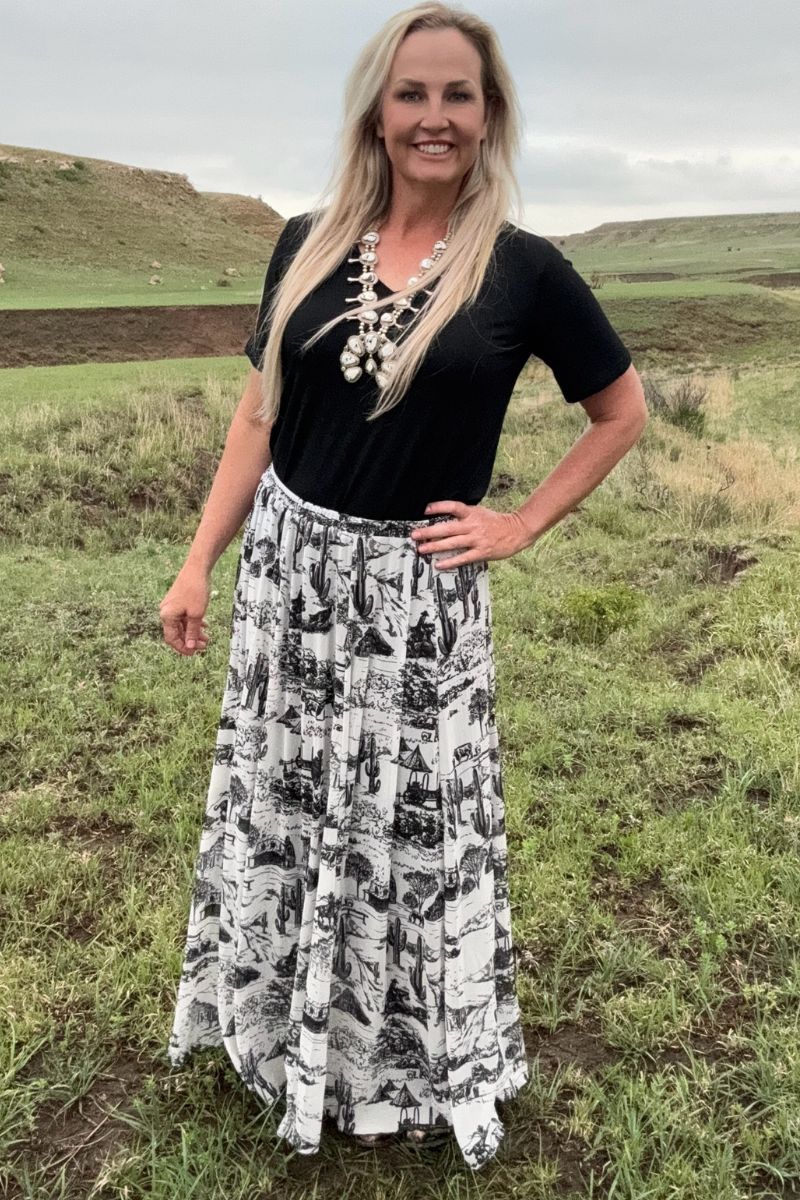 Sterling Kreek The Old Days Maxi Skirt