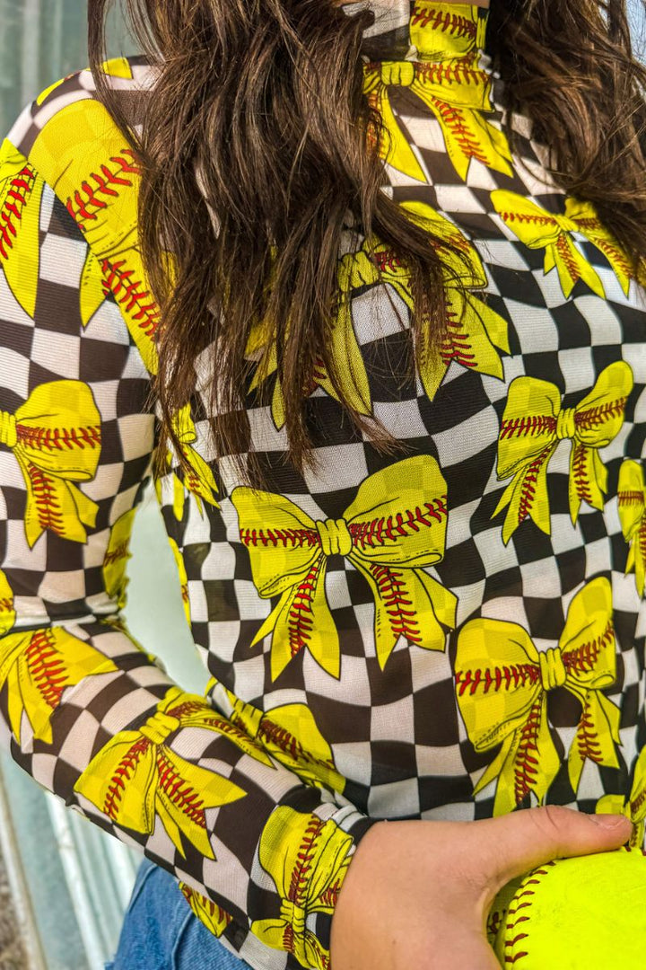 Sterling Kreek Throw Like A Girl Mesh Top*