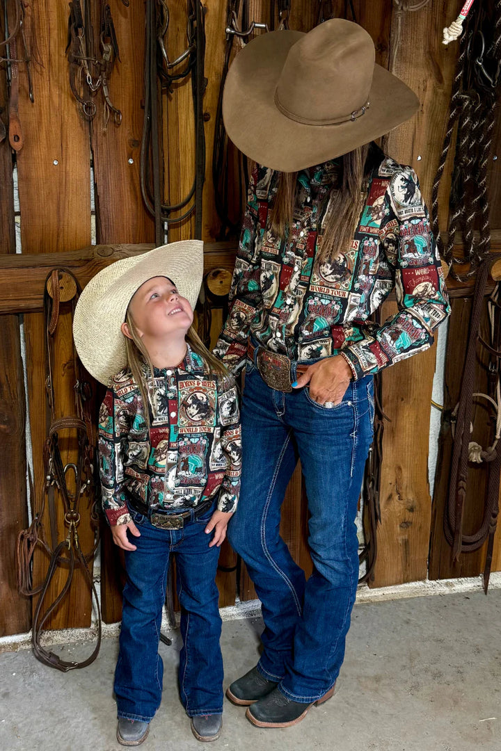 Sterling Kreek Vintage Rodeo Button Up