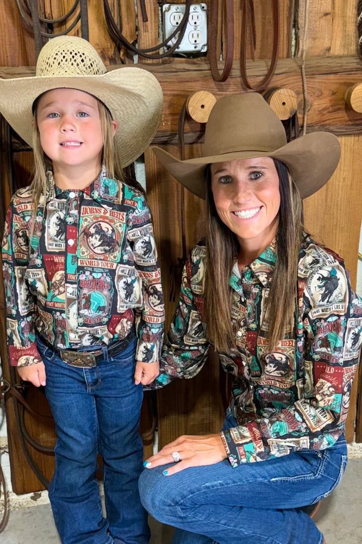 Sterling Kreek Vintage Rodeo Button Up