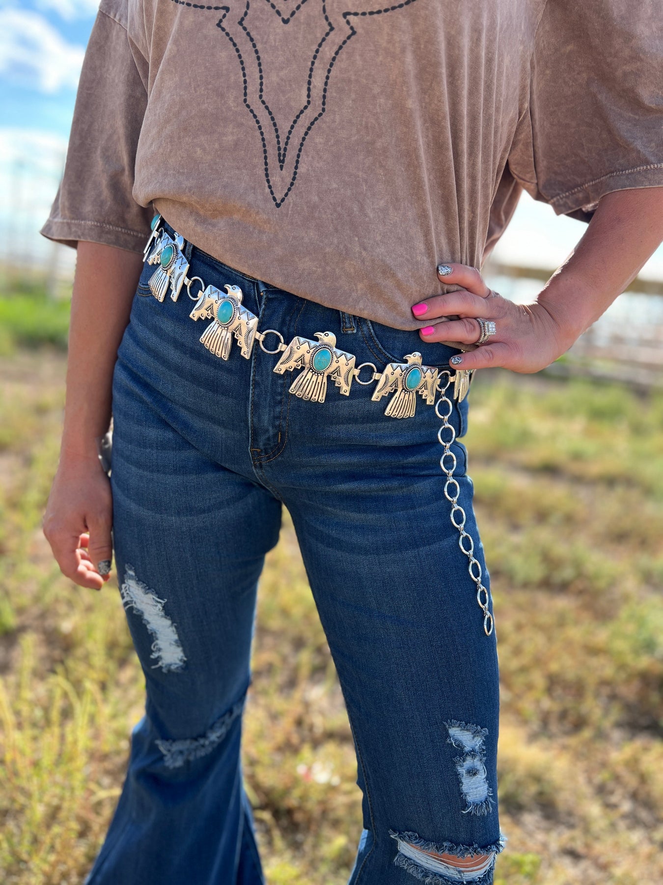 ThunderBird_Chain_Link_Concho_ 
