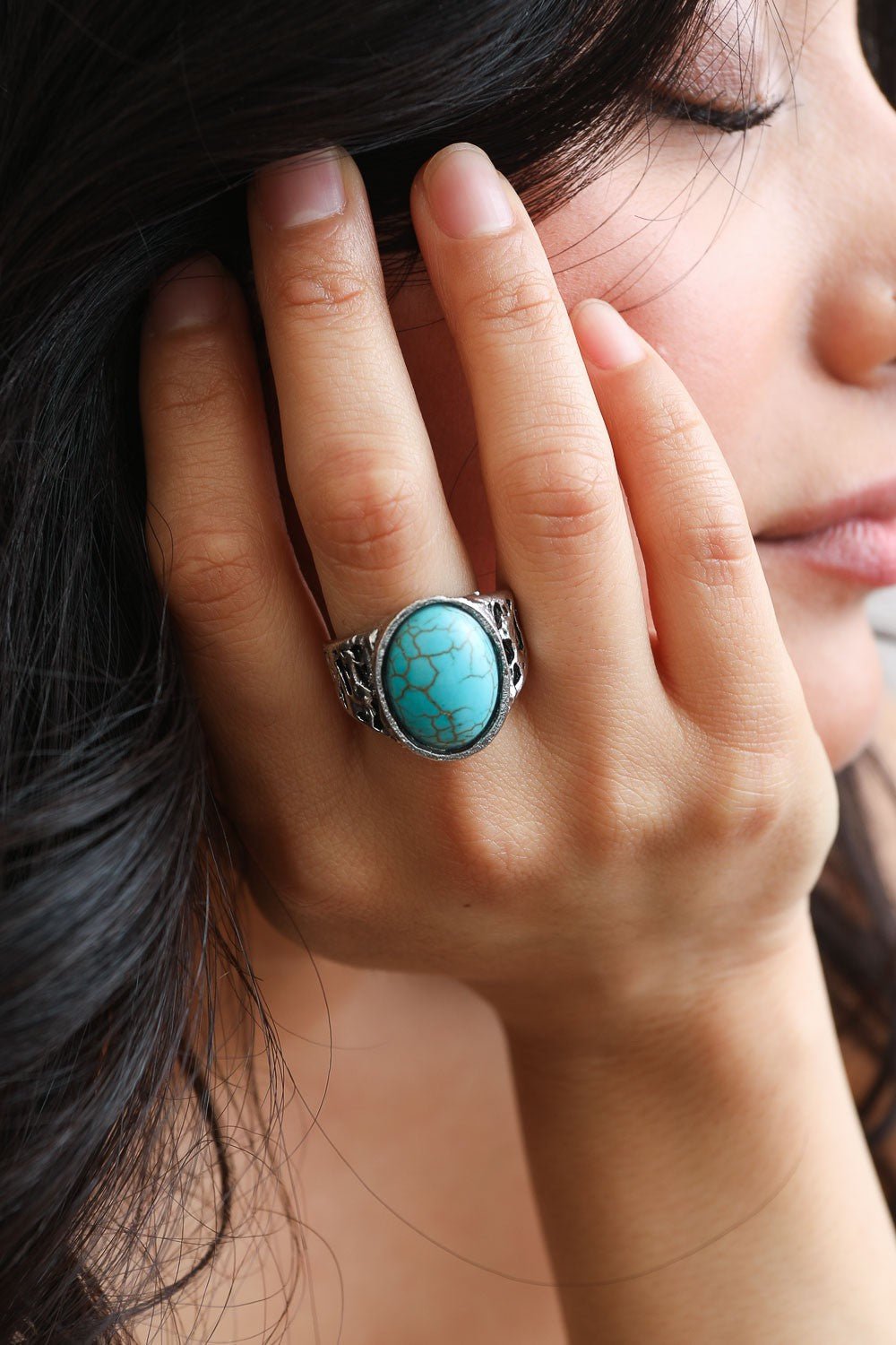 Turquoise Universe Ring