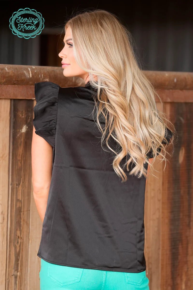 Black Babydoll Top | gussieduponline