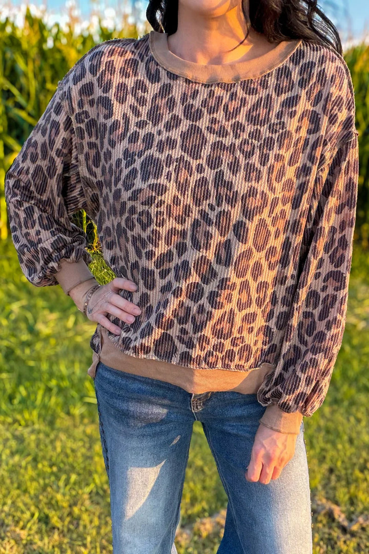 Spotted Wild Long Sleeve Top