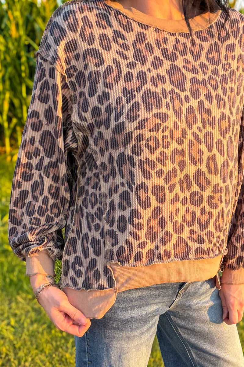 Spotted Wild Long Sleeve Top