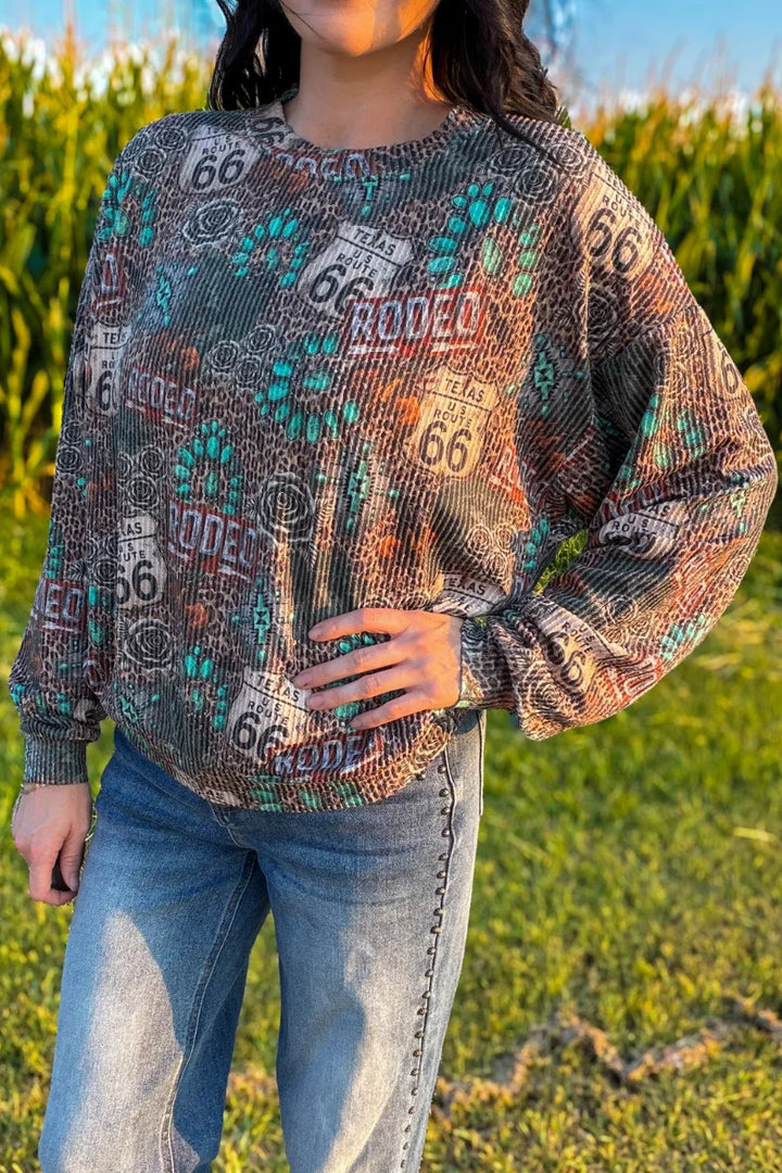 Wild Route Sweater Top