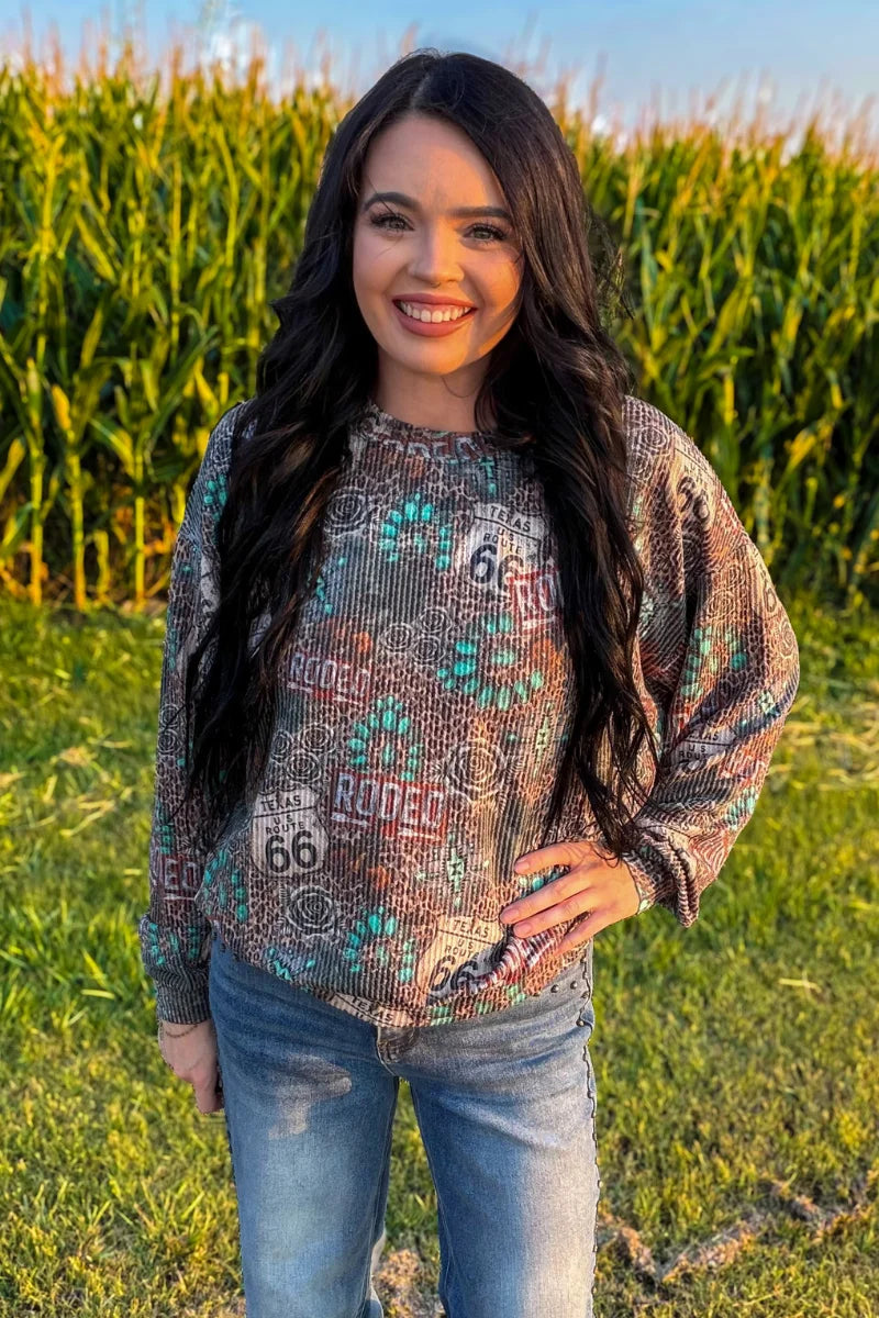 Wild Route Sweater Top