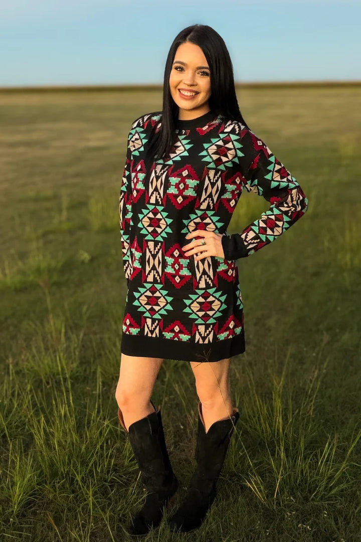 Mesa Nights Sweater Dress