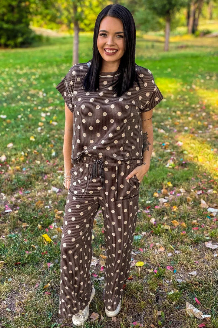 Mocha Dot Pants