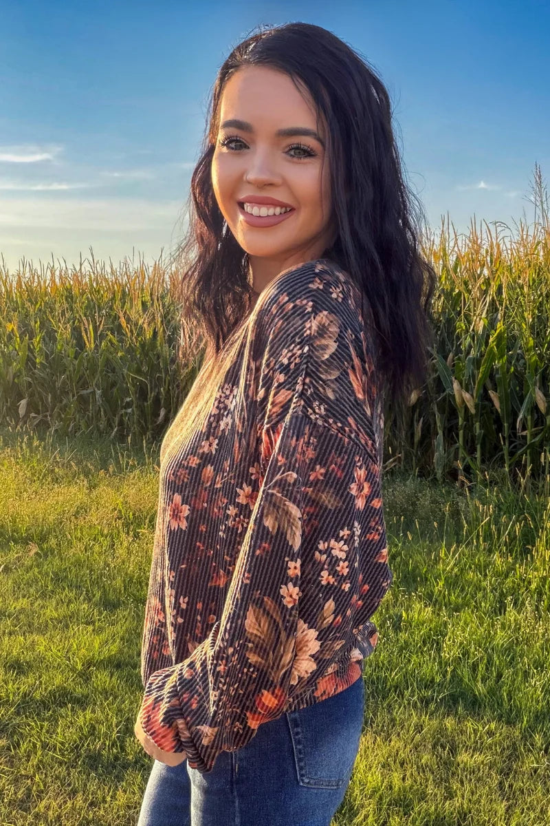 Amber Blossom Sweater