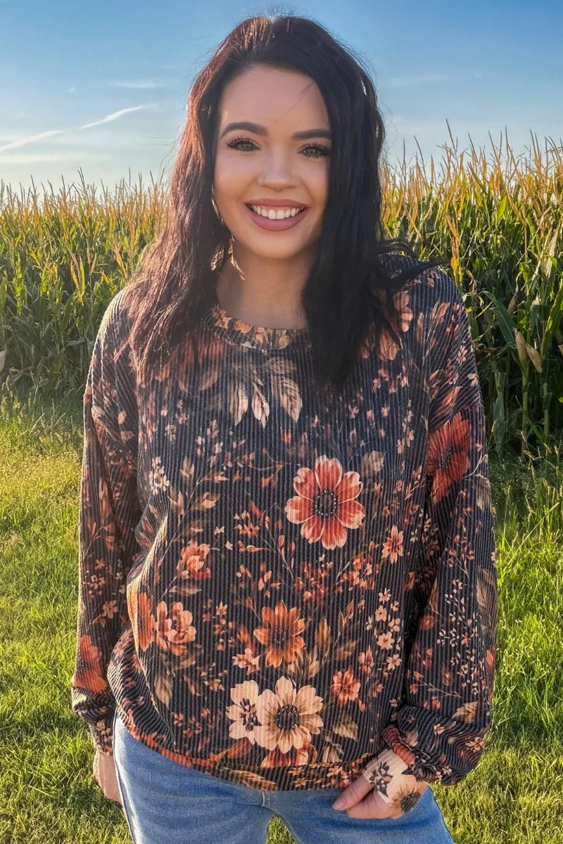 Amber Blossom Sweater