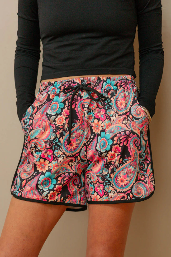 Sterling Kreek Midnight Bloom Long Shorts