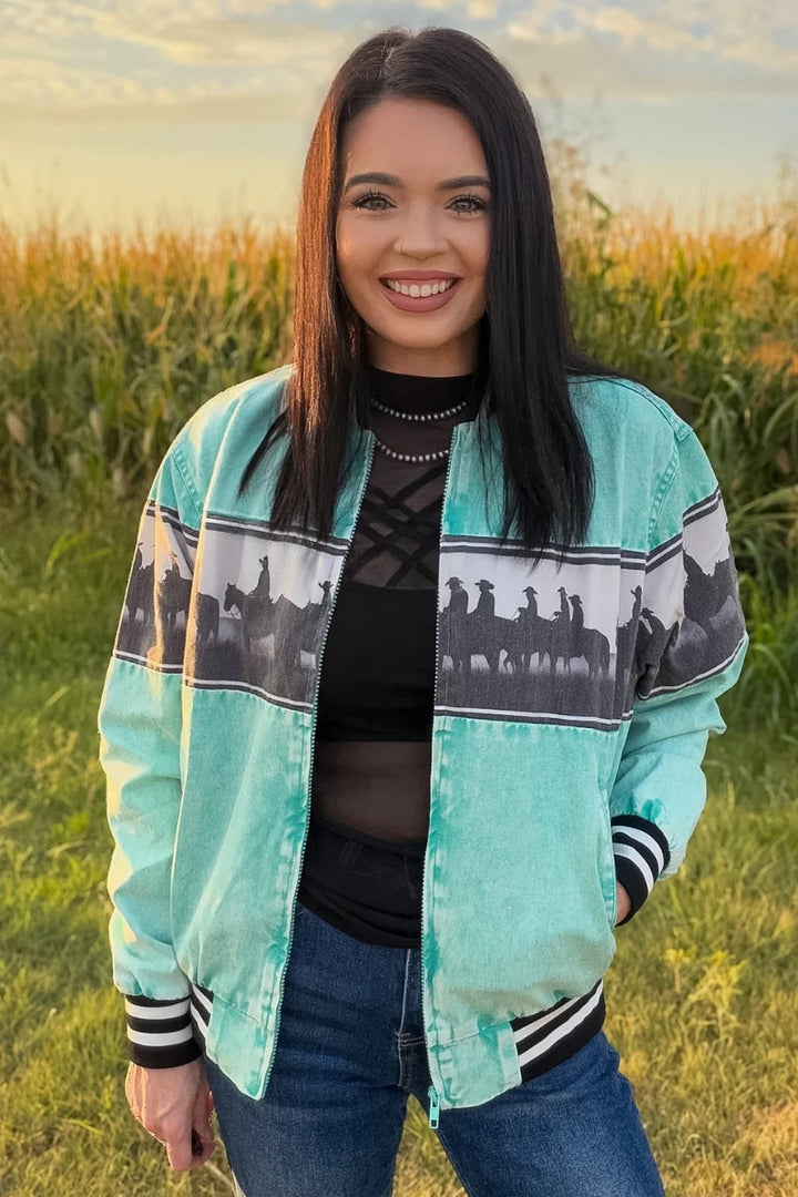 Cowboy Roundup Bomber Jacket